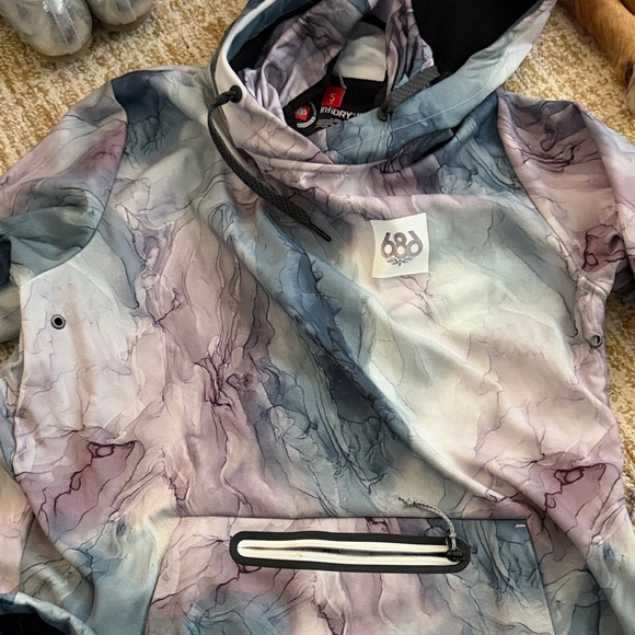 686 women’s marble anorak Jacket - Picture 4 of 8